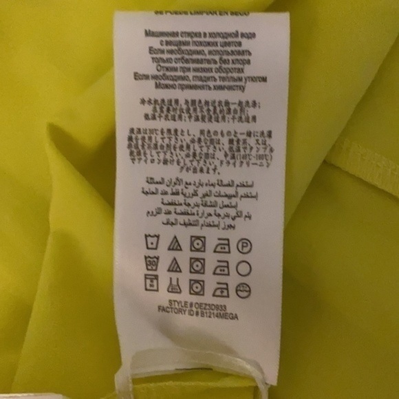 NWT size 6Neon yellow mabel stylish skirt BCBGMaxAzria Gorgeous long style - Picture 9 of 12